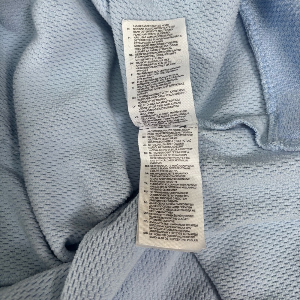 Adidas Clima Warm Baby Blue Hoodie Women’s Size Small - Picture 10 of 12